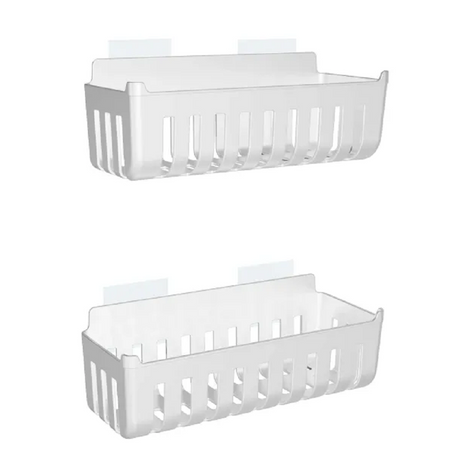 idrobric cestini doccia molly in termoplastica bianco 2pz ean 8007931113139