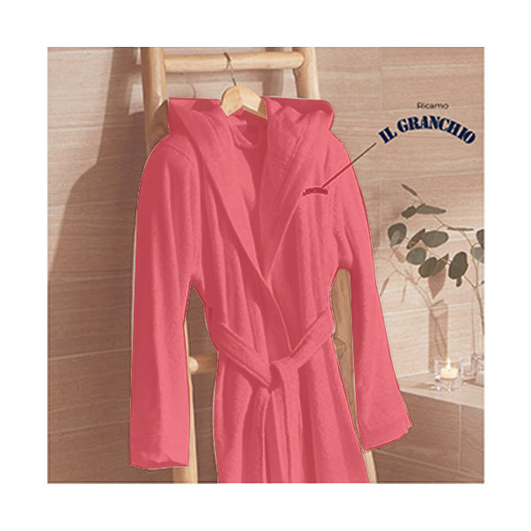 immagine-1-il-granchio-accappatoio-in-spugna-lxl-corallo-il-granchio-ean-8055776680538