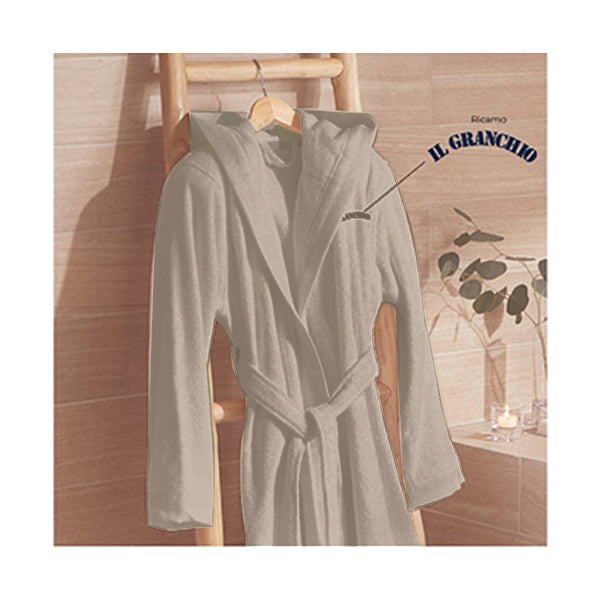 immagine-1-il-granchio-accappatoio-in-spugna-lxl-tortora-il-granchio-ean-8055776680590