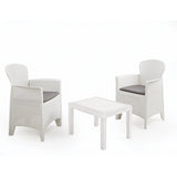 ipae progarden set giardino akita in resina rattan bianco ean 8009271591073