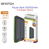isnatch powerbank solare 10000mah 34380046 ean 8023389775316