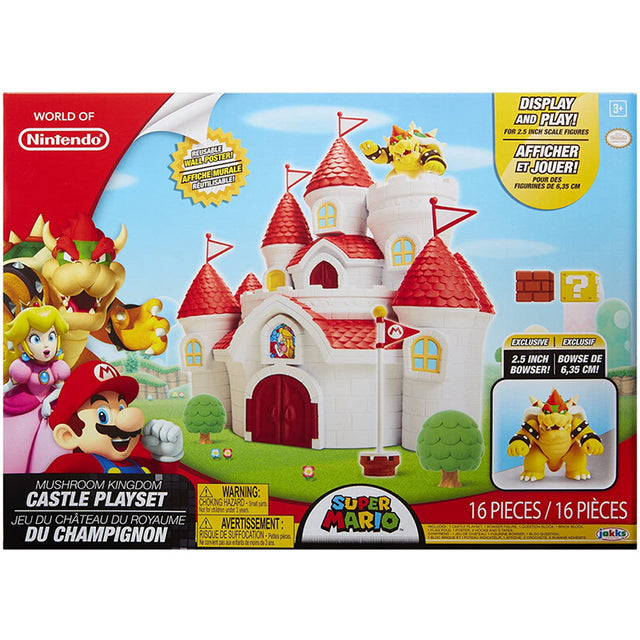 jakks jakks supermario playset castello funghi ean 0039897585413