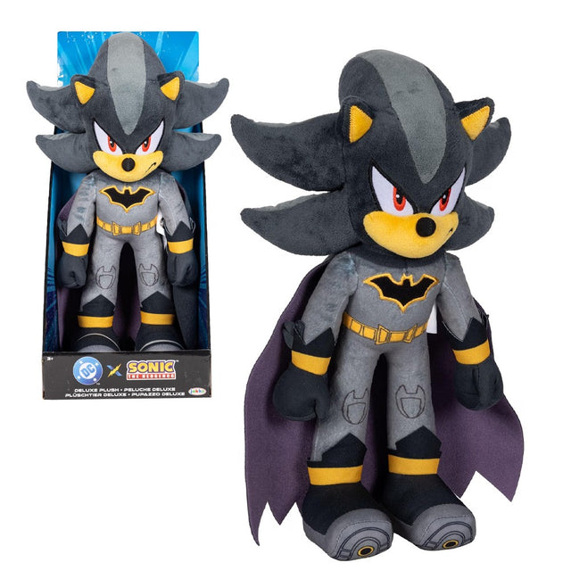 jakks peluche deluxe dc x sonic shadow nei panni di batman 33cm ean 0192995429109