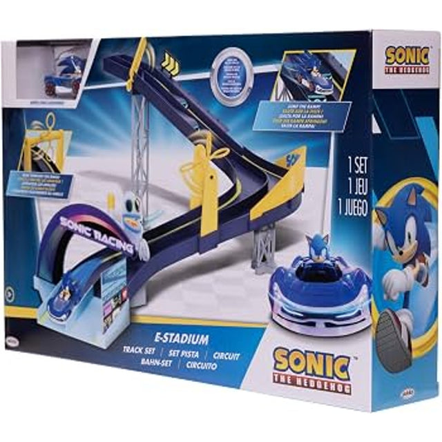 jakks sonic set pista stadium con veicolo die cast ean 0192995429772