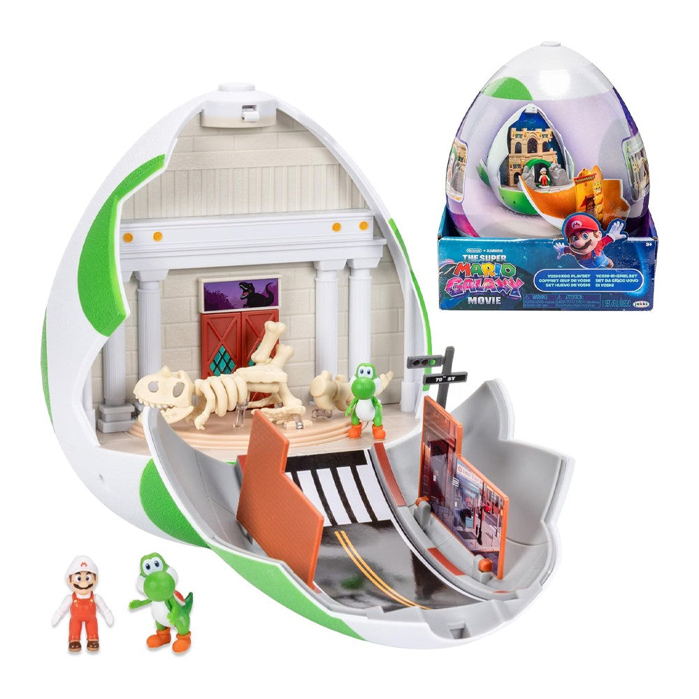 jakks supermario galaxy playset con luovo di yoshi ean 0192995432246