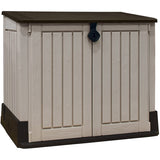keter armadio portattrezzi midi beige eco 132x71x113 ean 7290112634252