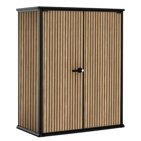 keter armadio portattrezzi signature doghe 140x73x170 ean 7290112638694