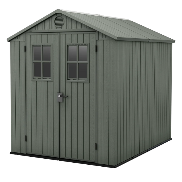 keter casetta darwin evotech verde 190x244x221 cm ean 7290112638311