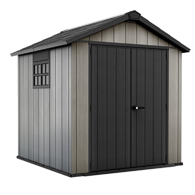 keter casetta oakland duotech grigia 229x223x242 cm ean 7290106928435
