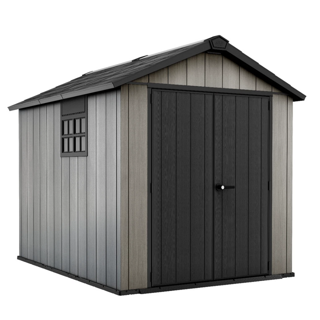 keter casetta oakland duotech grigia 229x287x242 cm ean 7290106928442