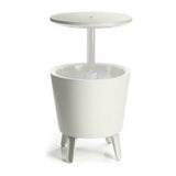keter tavolino portaghiaccio resina bianco 49x49x84 cm ean 7290103655358