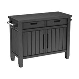 keter tavolino unity xl per bbq resina grafite 134x71x90 ean 7290112639462