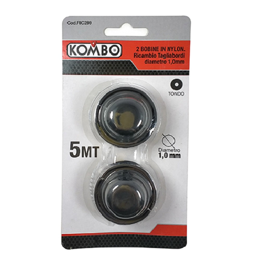 kombo ricambio filo in nylon per tagliabordi elettrico 2pz ean 8054134476325