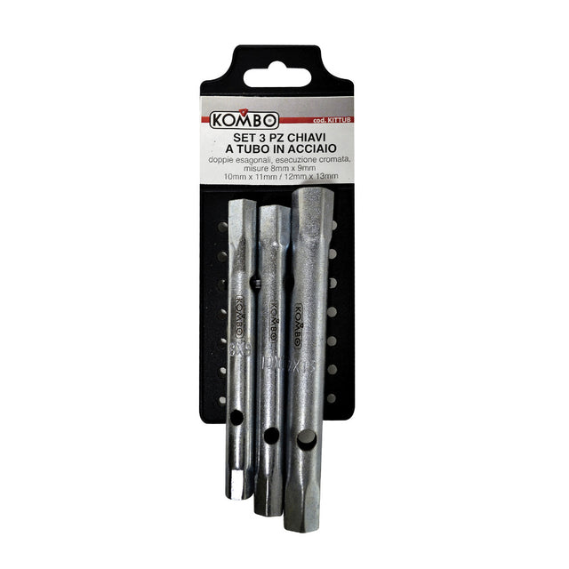 kombo set 3 pz chiavi a tubo 8x9 10x11 12x13 mm ean 8054134472747