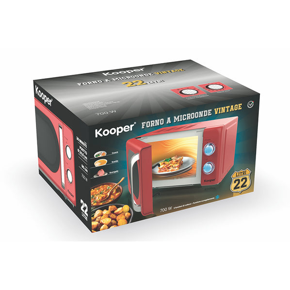 immagine-1-kooper-forno-microonde-vintage-22lt-rosso-kooper-ean-8056159011628