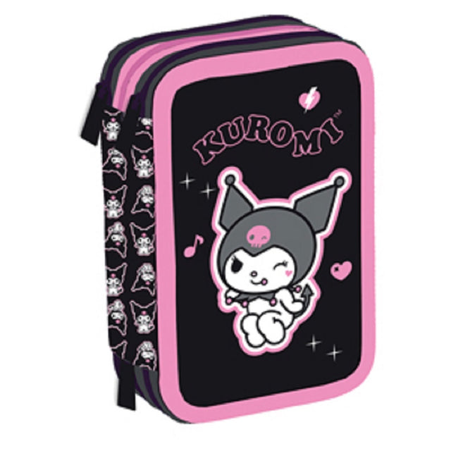 kuromi astuccio a 3 zip 44 pz kuromi ean 8024708761829