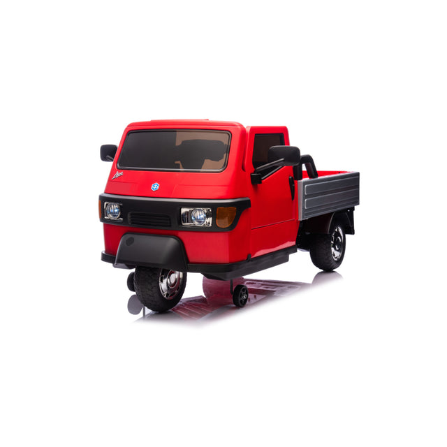 lamas toys ape car piaggio 12volts radiocomdato rosso ean 0735720238425