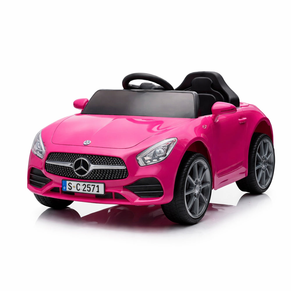 lamas toys mercedes cls small 12volt rosa ean 0735720237947