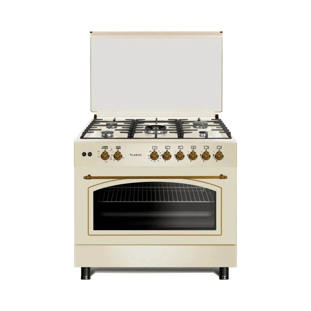lar el cucina 90x60 rustica crema forno gas ventilato ean 0698142464561