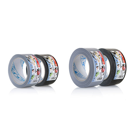 lc adesivi nastro telato 50x25mt grigio ean 8055732152154