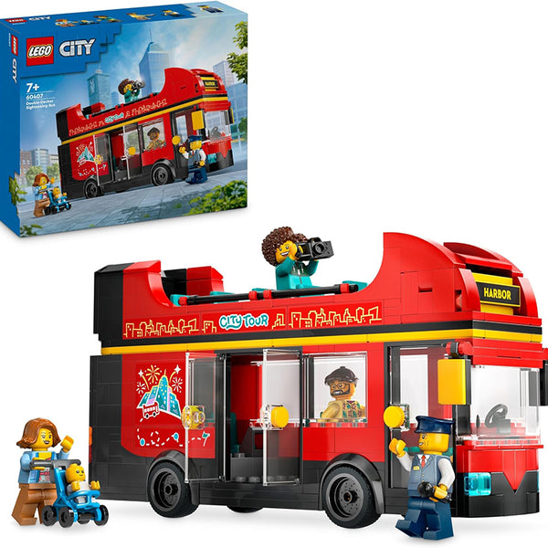 Lego City 60407 Autobus Turistico Rosso Due Piani