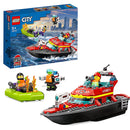 lego lego city barca di soccorso dei vigili del fuoco ean 5702017416335