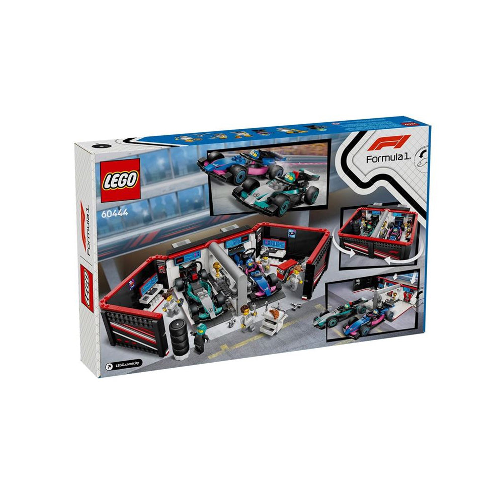 lego lego f1 60444 garage con monoposto mercedes ean 5702017812502