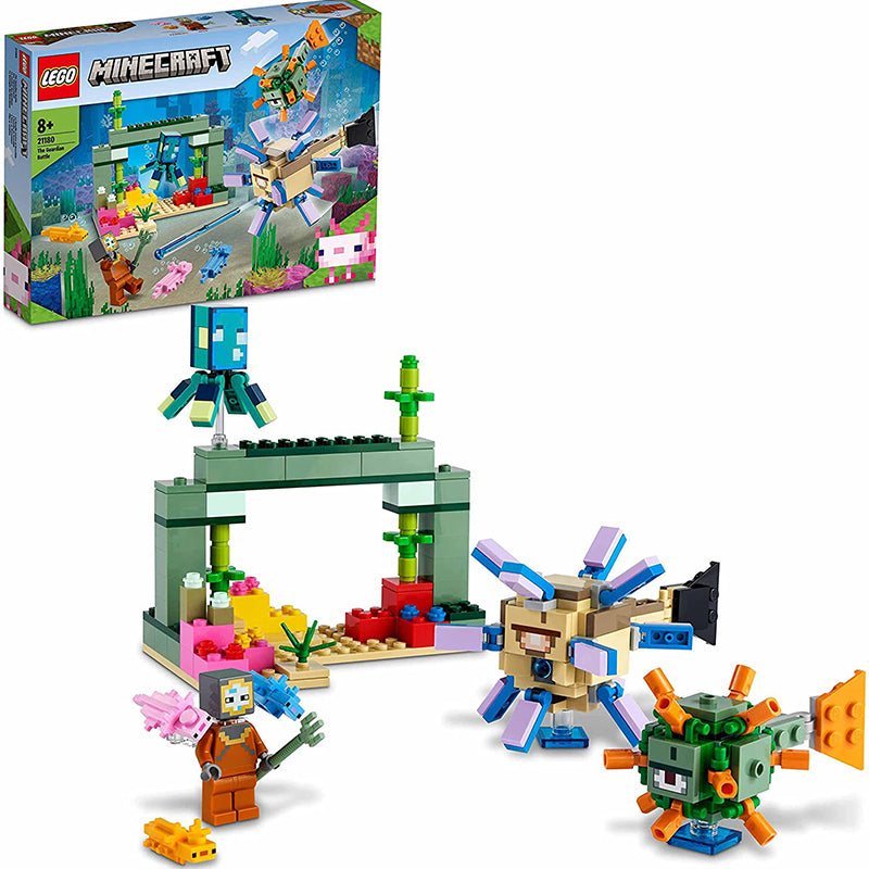 immagine-1-lego-lego-minecraft-21180-battaglia-del-guardiano-ean-5702017156590
