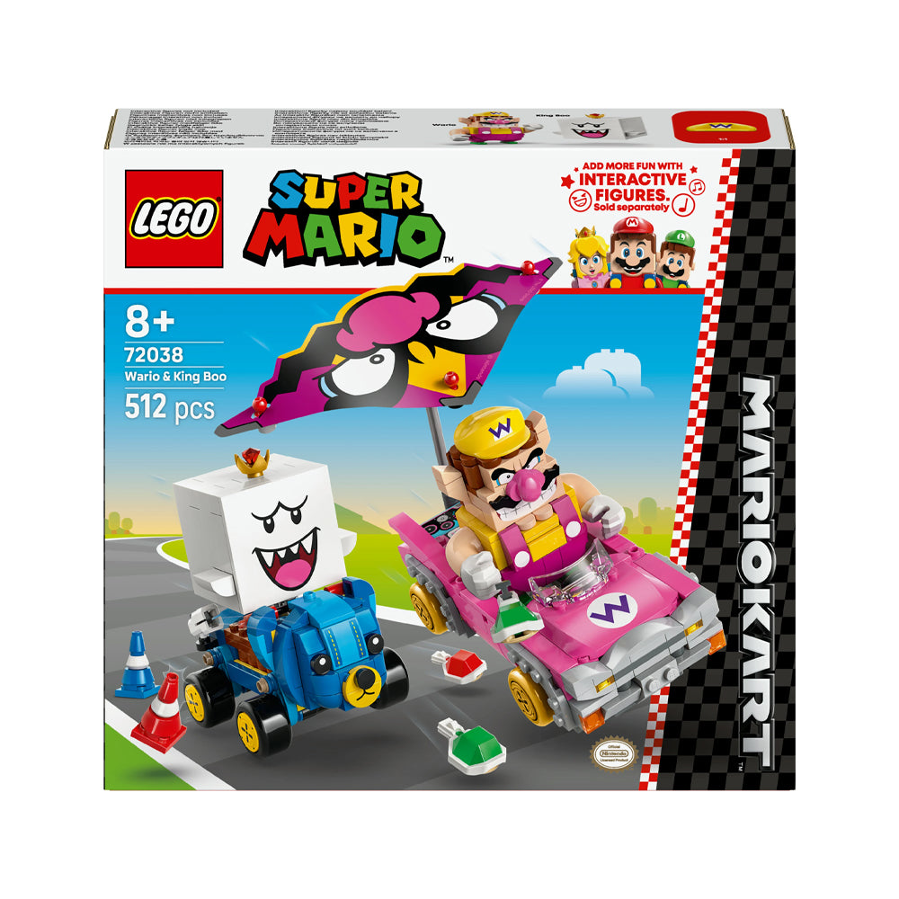 lego lego super mario 72038 mario kart wario e re boo ean 5702017816555