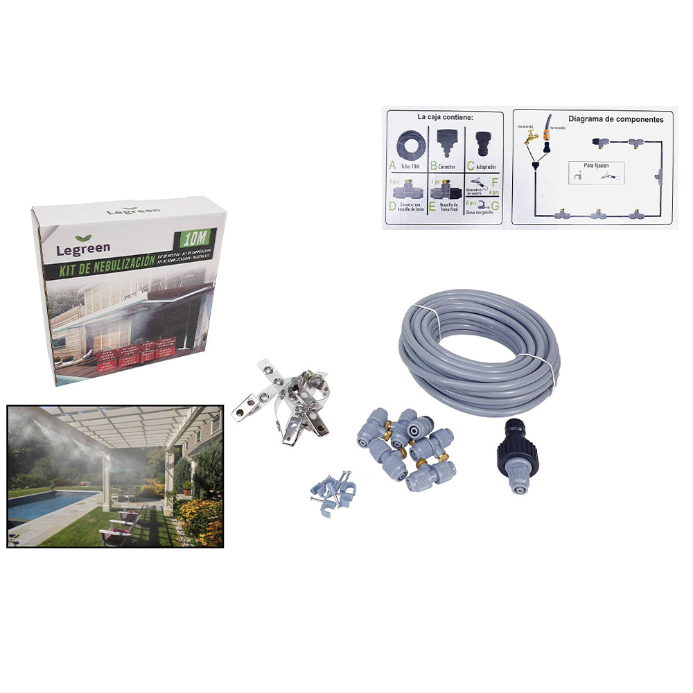 legreen kit nebulizzazione dellacqua 10m ean 8402105160337