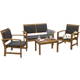 levico set sassari in acacia massello antracite levico ean 8934951112258