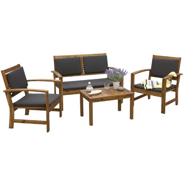 levico set sassari in acacia massello antracite levico ean 8934951112258