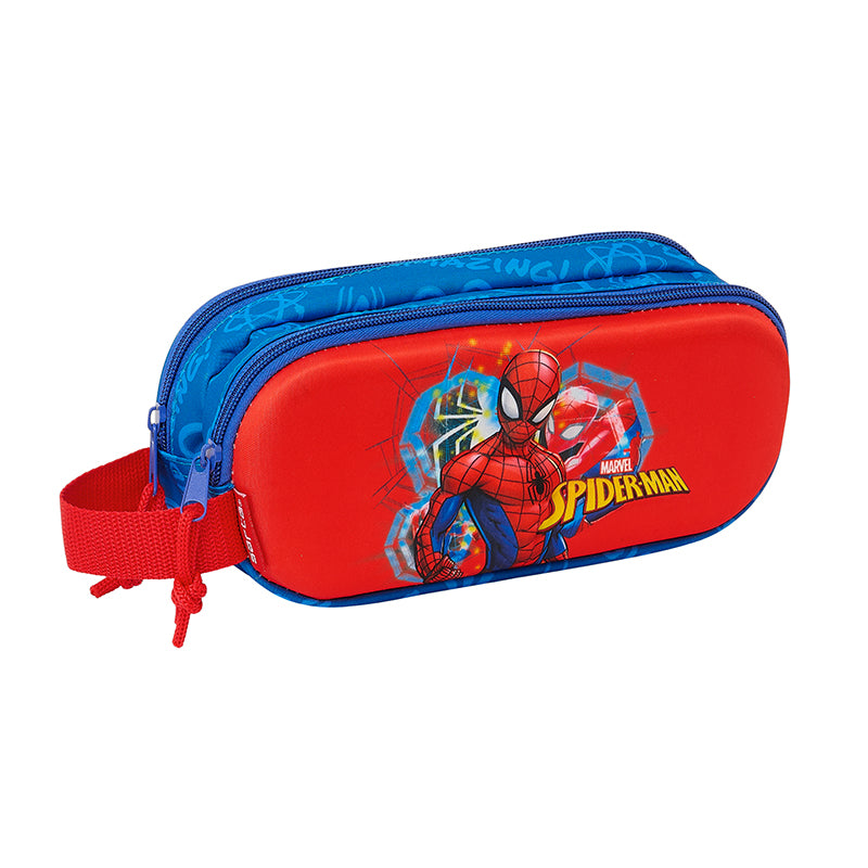 linea scuola astuccio ovale double 3d spiderman ean 8412688564644