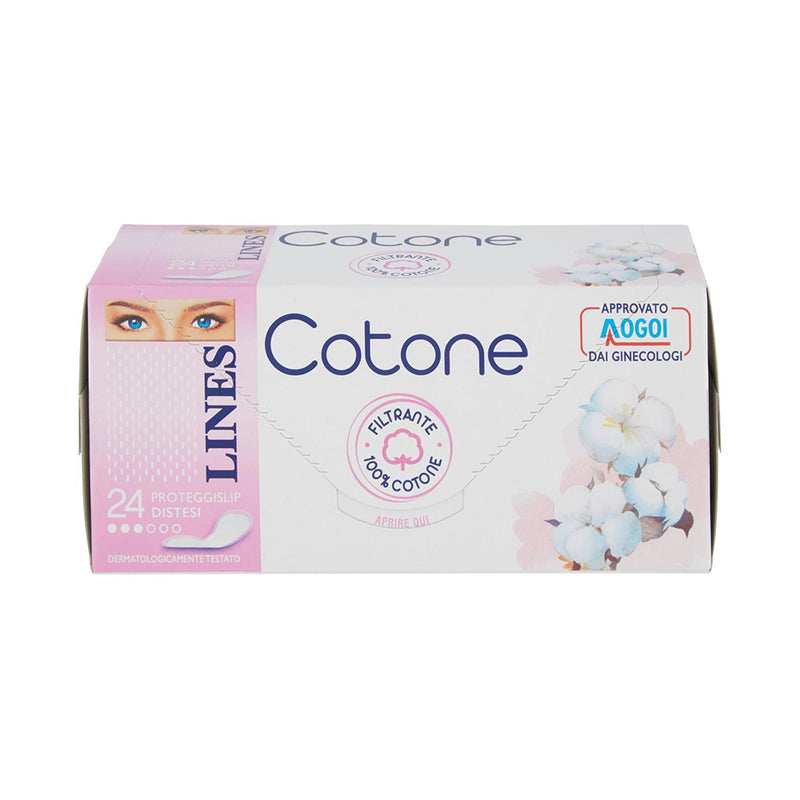 immagine-1-lines-proteggi-slip-cotone-24-pz-disteso-lines-ean-8001480054530
