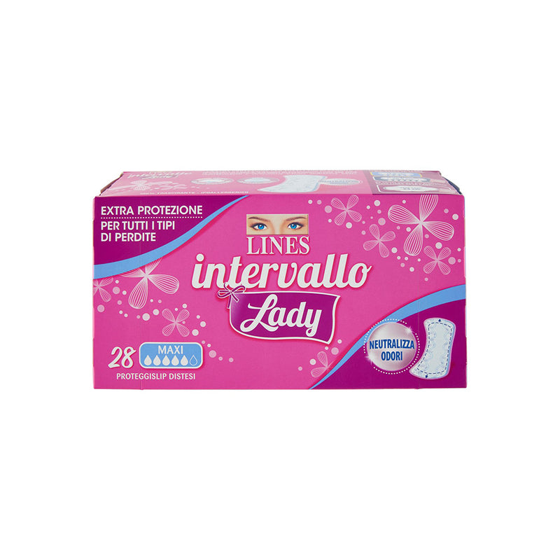 immagine-1-lines-proteggi-slip-intervallo-lady-28-pz-maxi-lines-ean-8001480100800