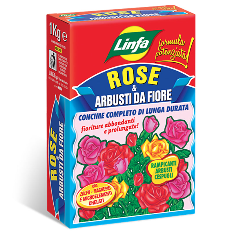 linfa linfa concime 1kg rose e arbusti ean 8014815001093