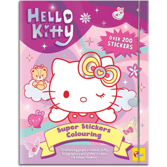 lisciani hello kitty super stickers colouring ean 9788833513331