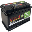 lubex batteria auto ursus start e stop 72ah 12v ean 8013826040695