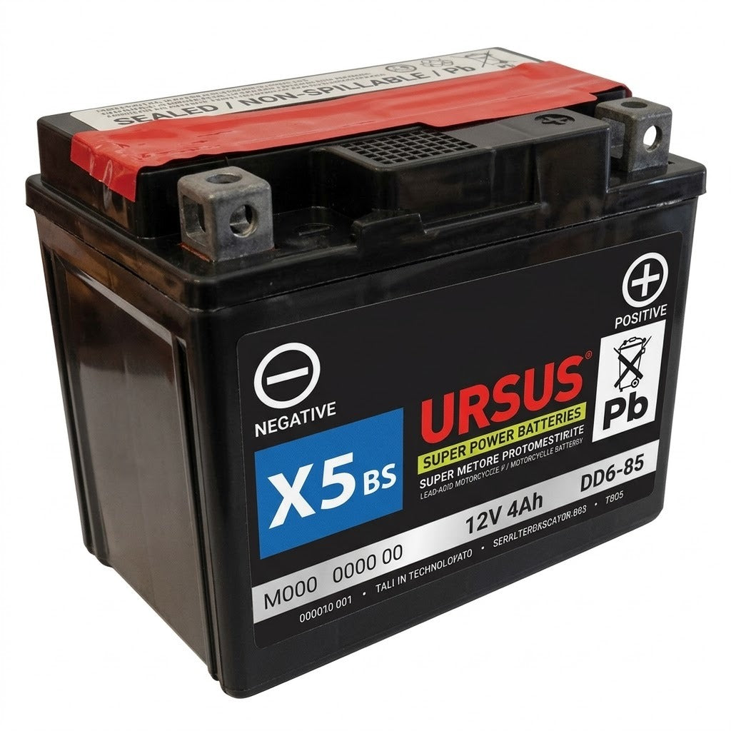 lubex batteria moto ursus 4 ah x5 bs ean 8013826045386