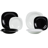 luminarc servizio 18 piatti carine bianconero luminarc ean 0026102895269