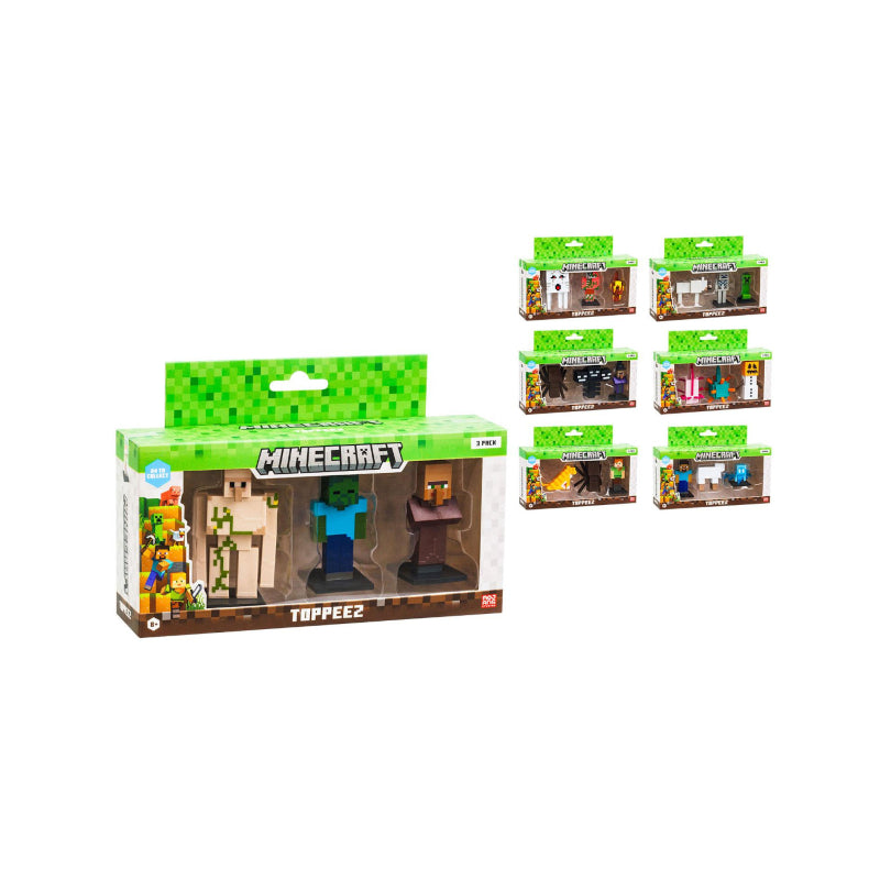 maggio3 minecraft set 3 personaggi 3d ean 8057271175748