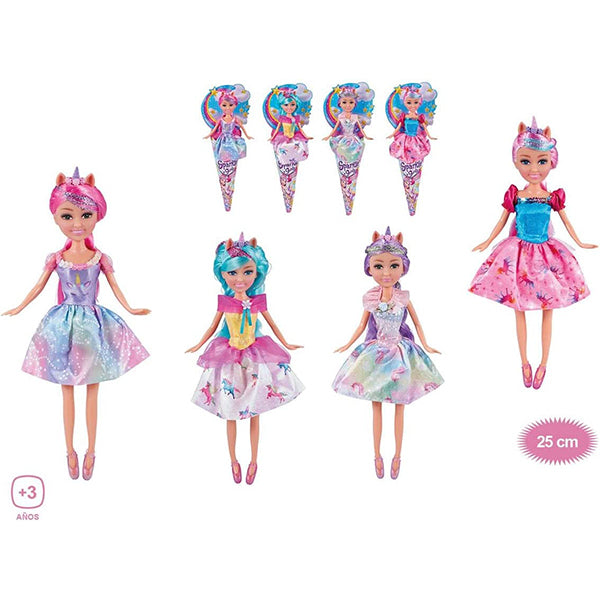 maggio3 sparkle girlz principessa unicorno 28cm assortita ean 4894680004955