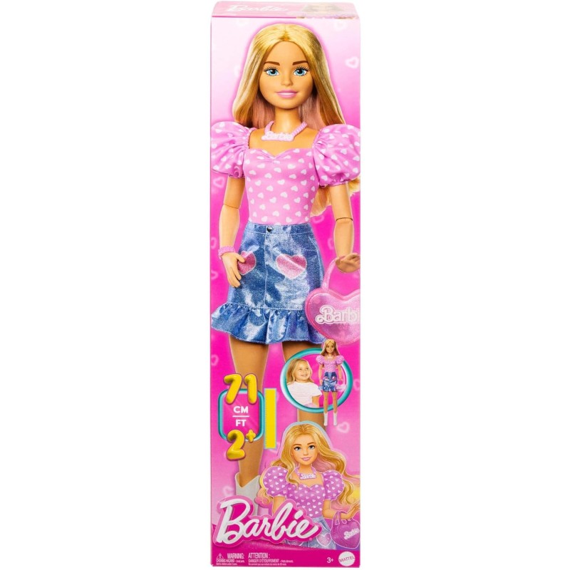 mattel barbie gigante 71 cm new hyt84 ean 0194735255566