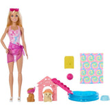 mattel barbie set piscina con cuccioli ean 0194735258680
