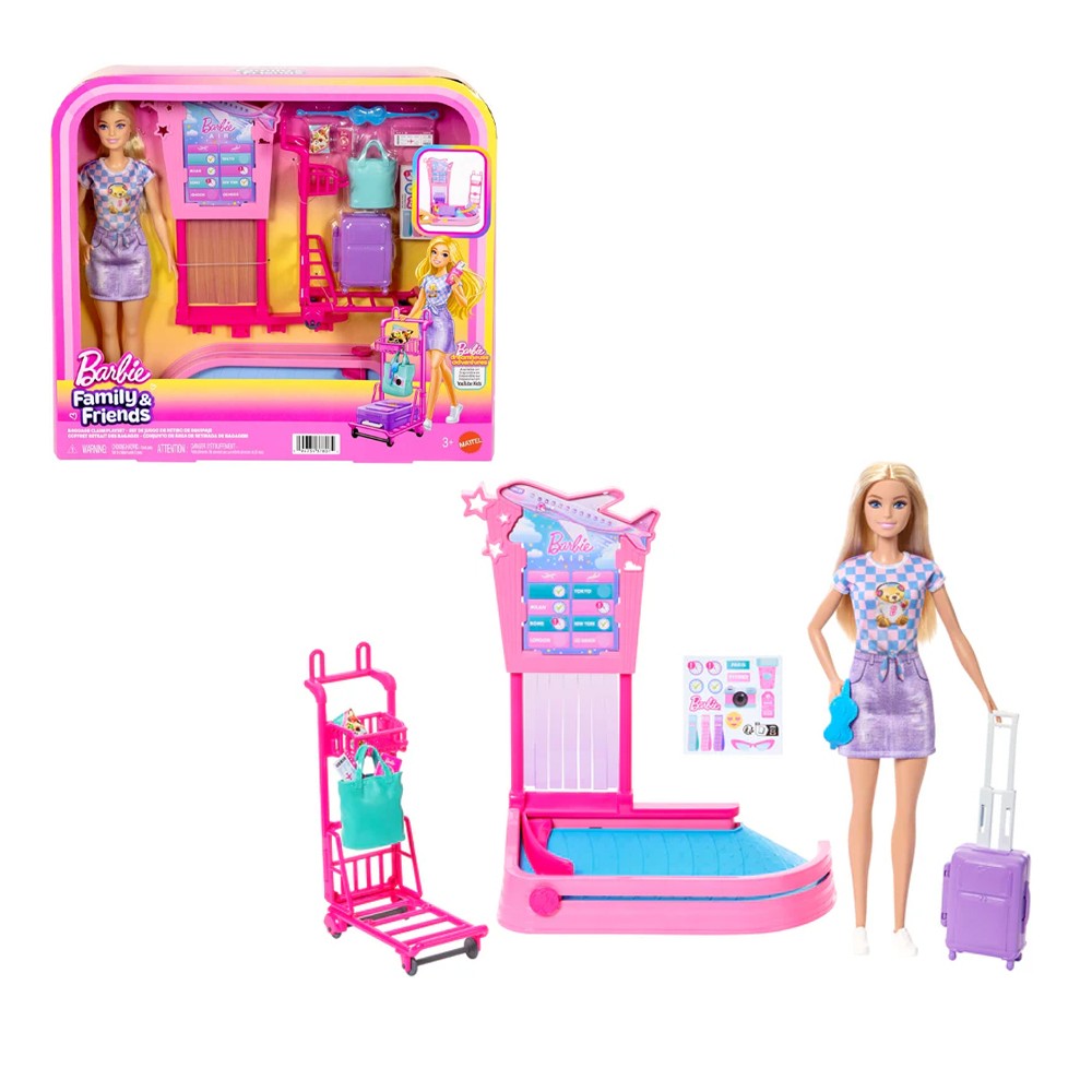 mattel barbie travel playset ean 0194735378074