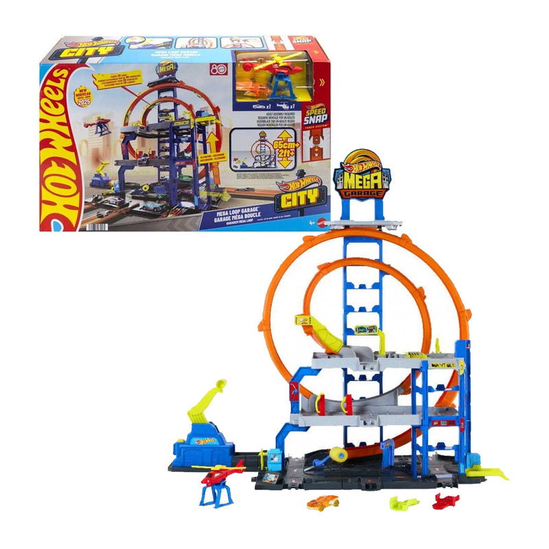 mattel hot wheels city mega loop garage ean 0194735264162