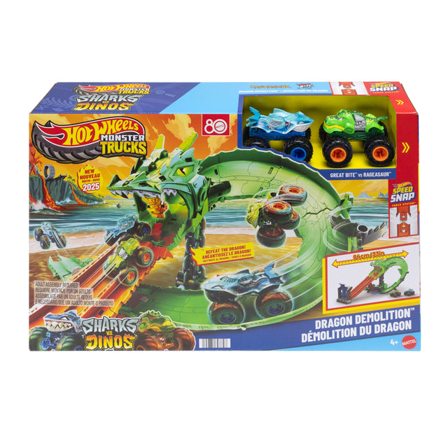 mattel hot wheels demolizione del drago ean 0194735303748