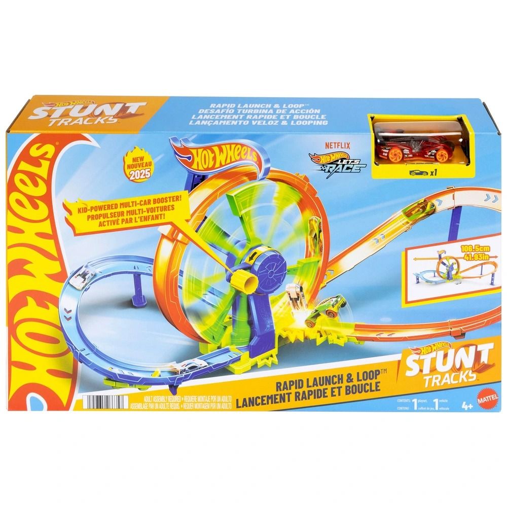 mattel hot wheels loop pista rotante ean 0194735266357