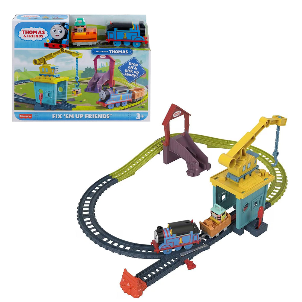 mattel il trenino thomas carica e scarica sandy ean 0194735035465