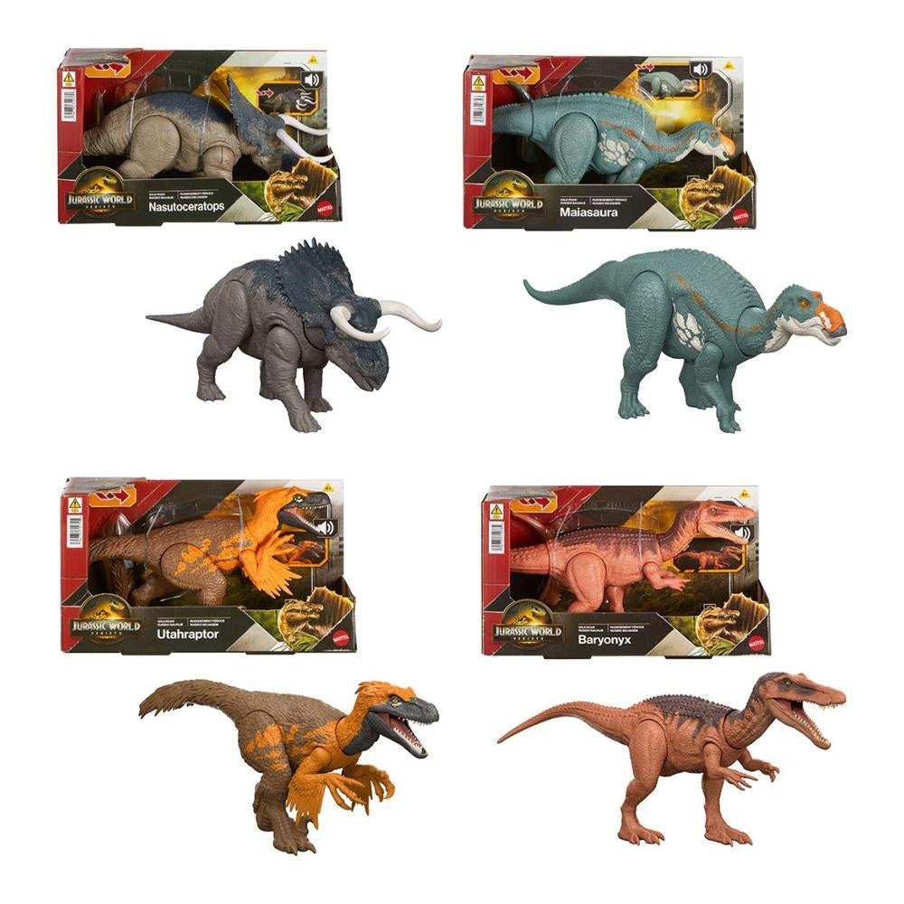 mattel jurassic world rebirth ruggito selvaggio assortito ean 0194735310067